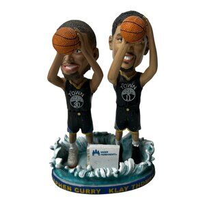 Golden State Warriors Stephen Curry Klay Thompson SPLASH Brothers SGA Bobblehead